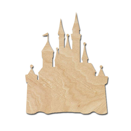 Castle Wood Cutouts for crafts, Laser Cut Wood Shapes 5mm thick Baltic Birch Wood, Multiple Sizes Available Elliefont Styles
