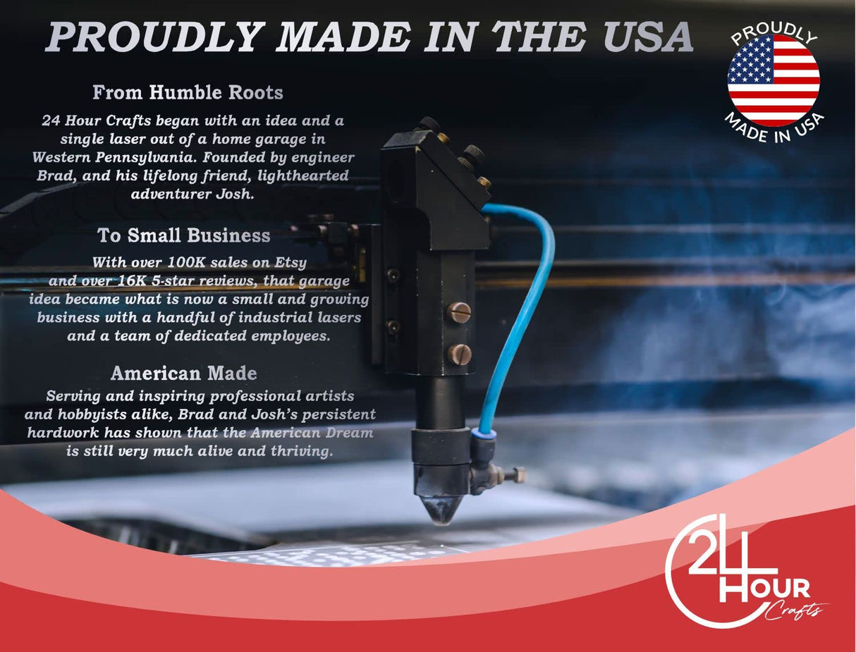 Unfinished Wood House Silhouette Shape - Craft - up to 36" 18" / 1/4" 24 Hour Crafts