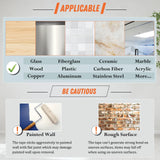 Extra Large Double Sided Tape Heavy Duty Removable 1.18 Inch x 160 Inch, Clear & Tough Nano Tape, Multipurpose Mounting Tape Picture Hanging Strips Wotec