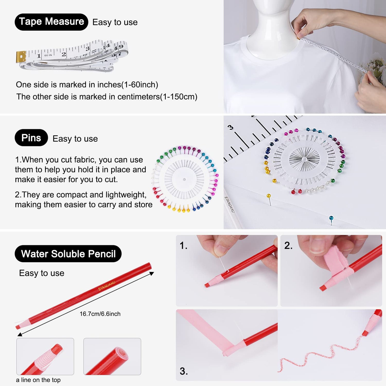 12pcs Tshirt Ruler Guide for Vinyl Alignment, T Shirt Rulers to Center Designs, PVC Measurement Template, Craft Sewing Supplies Accessories Tools for tietoc