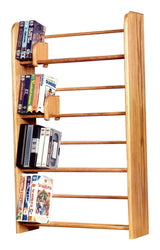 The Wood Shed Solid Oak DVD Rack, Unfinished Wood Shed