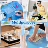 LET'S RESIN 3Pcs Silicone Mat for Crafts, 15.7" x 11.7" Nonstick & Nonslip Silicone Crafts Mat, Multipurpose Heat-Resistant Table Protector Silicone LET'S RESIN