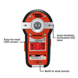 BLACK+DECKER Line Laser, Auto-leveling with Stud Finder (BDL190S) Black & Decker