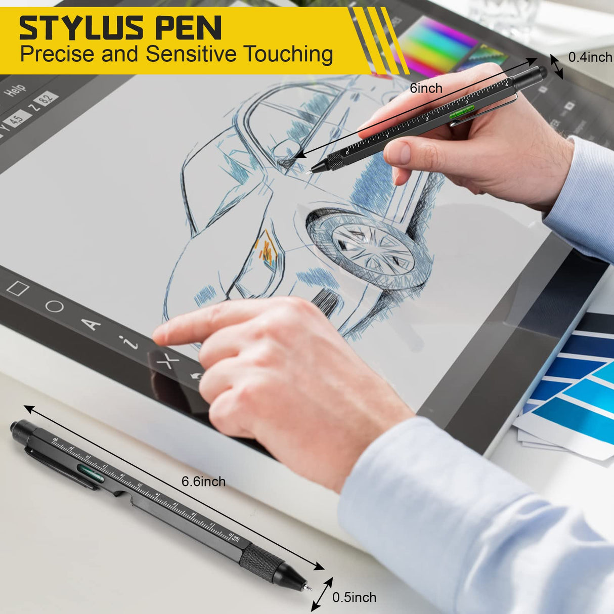 Christmas Gifts for Men, MAFEHAN 10 in 1 Multi Tool Pen Set Gifts for Dad Men Grandpa, Stocking Stuffers for Men Adults, Mens Gifts for Christmas, MAFEHAN