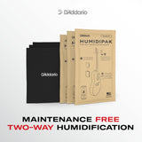 D'Addario Accessories Guitar Humidifier System - Humidipak Maintain Kit - Automatic Humidity Control System - Maintenance-Free, Two-Way Humidity D'Addario