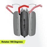 Vibrelli Swivel Bike Wall Mount - Bike Hanger - Vertical Bike Rack - Bike Hangers for Garage - MTB Mountain Bike Wall Mount Bike Rack - Bicycle Vibrelli