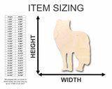 Unfinished Wood Wolf Silhouette - Craft- up to 24" DIY 14" / 1/2" 24 Hour Crafts