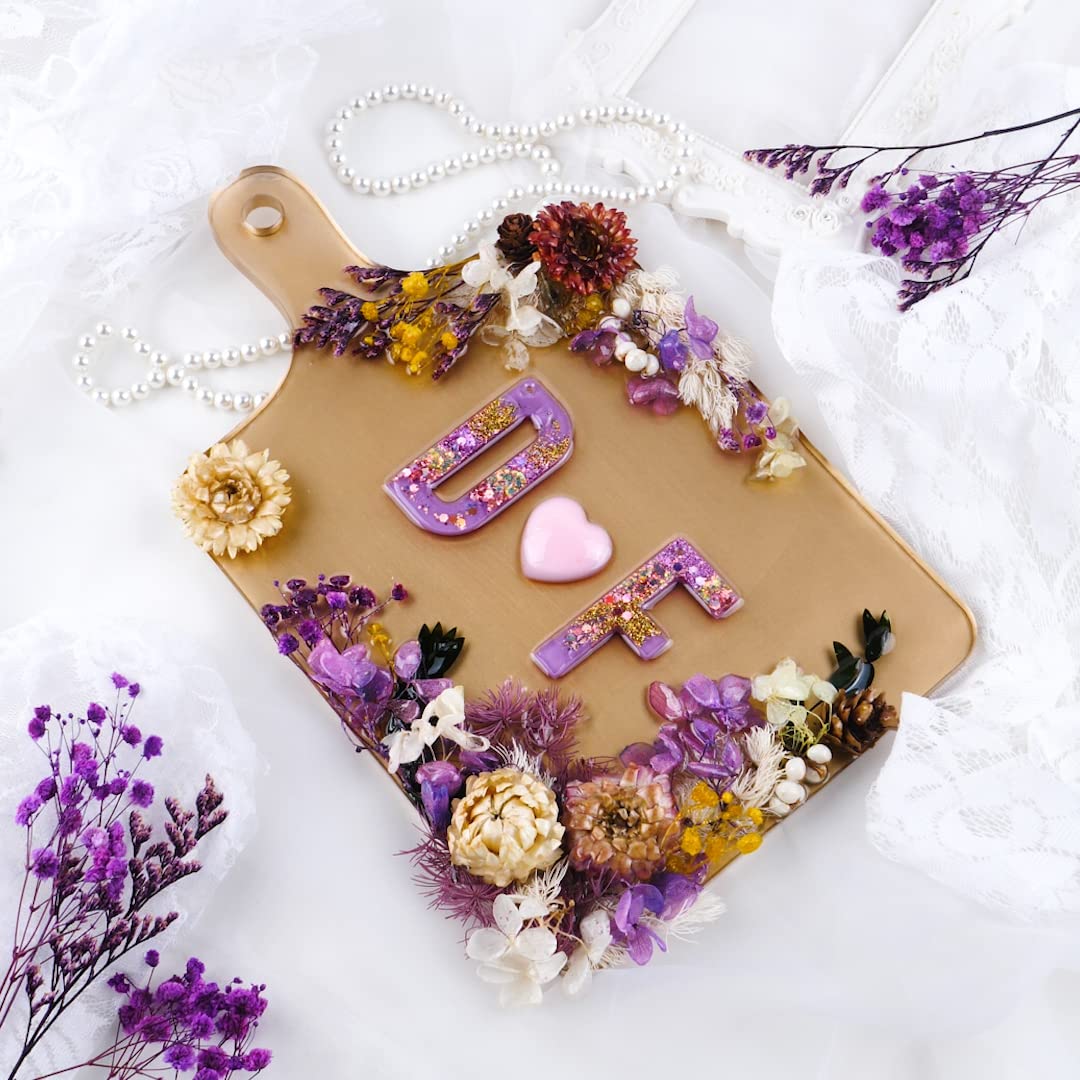 LET'S RESIN Silicone Resin Tray Molds, Epoxy Resin Molds for Rectangle Cutting Board, Large Silicone Molds for Resin Serving Tray, Resin Casting, LET'S RESIN