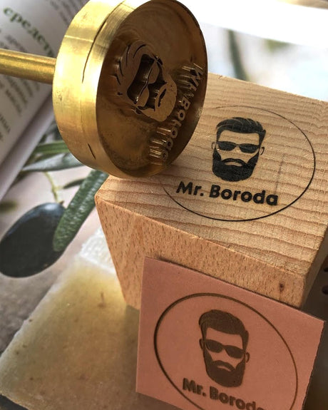 Custom Branding Iron for Wood and Leather – Personalised Heat Stamp by Arokimi (1"x1") Arokimi