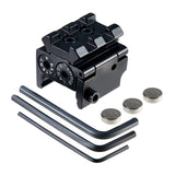 Pinty Red Laser Red Dot Sight Waterproof Military Grade Low Profile Compact with Rail Mount and Accessory Pinty