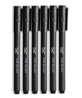Mr. Pen- Pens, Felt Tip Pens, Black Pens, Pack of 6, Fast Dry, No Smear, Fine Point Pens Black, Black Felt Tip Pens, Bible Journaling Pens, Felt Mr. Pen