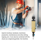 1Pcs 3/8Inch Straight Typed High Speed Power Drill, 22000RPM Powerful Air Drill Pneumatic Drill With 1/4'' Intake Powerful Aerodynamic For KUIDAMOS