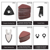 HEMUNC 118PC Oscillating Tool Blades, Oscillating Multitool Saw Blades Accessories Kit HEMUNC