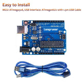 3D Printer CNC Controller Ardiuno CNC kit with for ArduinoIDE,Longruner GRBL CNC Shield Board+RAMPS 1.4 Mechanical Switch Endstop DRV8825 A4988 Longruner