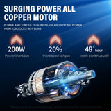 Berserker 1-9/16" SDS-Max Heavy Duty Rotary Hammer Drill with Vibration Control,Safety Clutch,13 Amp 3 Functions Demolition Rotomartillo for Berserker