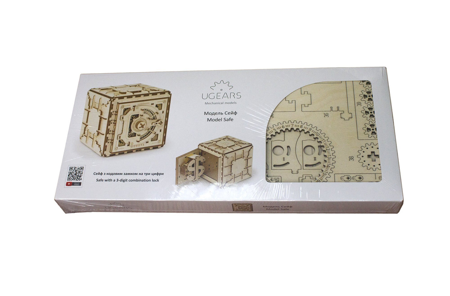 UGEARS Model Safe Kit | 3D Wooden Puzzle | DIY Mechanical Safe UGEARS