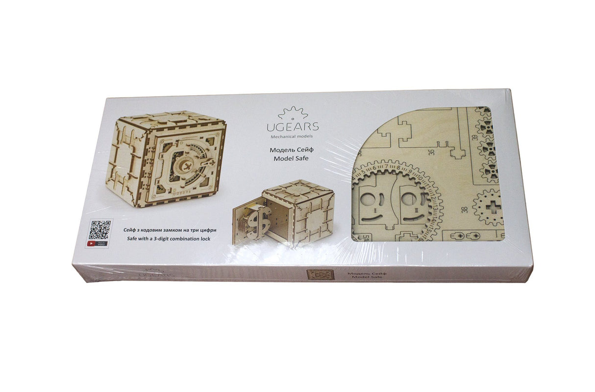 UGEARS Model Safe Kit | 3D Wooden Puzzle | DIY Mechanical Safe UGEARS