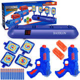 BAODLON Digital Shooting Targets with Foam Dart Toy Gun, Electronic Scoring Auto Reset 4 Targets, Shooting Game Toys Gifts for Age of 5, 6, 7, 8, 9, BAODLON