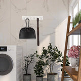 Heavy Duty Black Metal Dust Pan -Handheld Dustpan with Handle, Stainless Steel Large Dustpans with Wide Lip Industrial Dust Pans Precision Edge Small Yangbaga