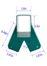 HANDYGO Swing Set Brackets - Heavy Duty Steel Swing Kit, 2 DIY Wooden Swing Hardware Bracket, Playground Equipment Parts, with Mounting Accessories, HANDYGO