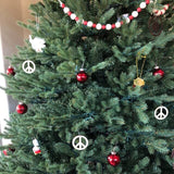 30pcs of Wood Peace Signs for Crafts,Unfinished Wood,Cutout Shapes,Wooden Cutouts,Peace Sign Cutouts (2'') RUIXUAN