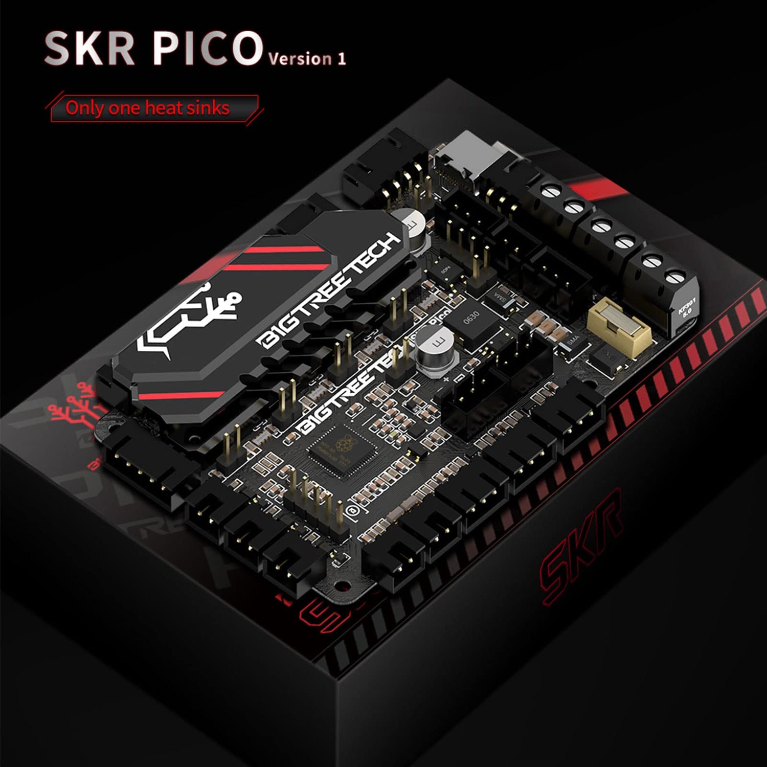 BIGTREETECH SKR Pico V1.0 Controller Board Perfectly Compatible with Voron V0.1 3D Printer, Fits for Raspberry-Pi Using Klipper Firmware, Entry-Level BIGTREETECH