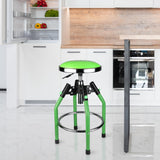 WORKPRO Garage Bar Stool, Heavy Duty Adjustable Hydraulic Shop Stool, 29in to 33. 86in, 330-Pound Capacity, Green WORKPRO