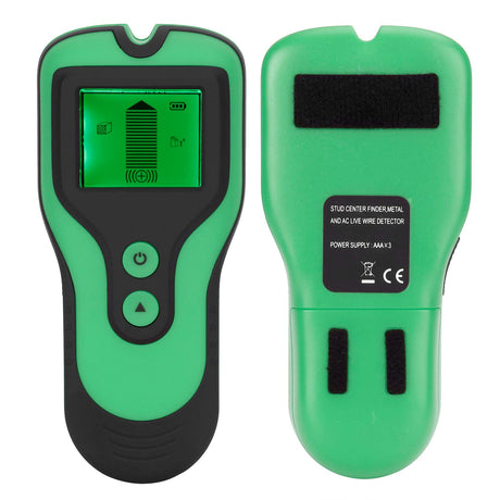 3 in 1 Metal Detector Wood Finder Wall Scanner Portable LCD Tester Ac Wires Stud Detection Depth for Compact Design Garden Wall Wall Backyard Metal jerss