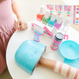 Melissa & Doug Love Your Look Pretend Nail Care Play Set – 20 Pieces for Mess-Free Play Mani-Pedis (DOES NOT CONTAIN REAL COSMETICS) , Pink Melissa & Doug
