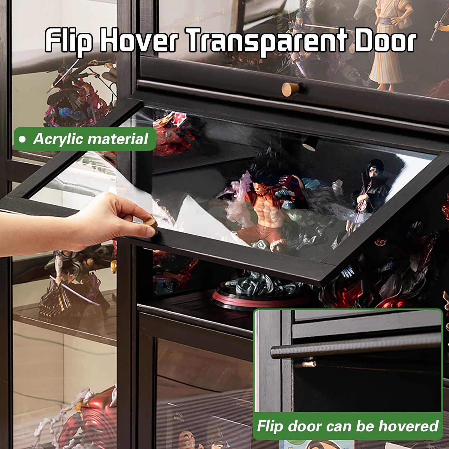 MXBCTMM Display Cases for Collectibles Acrylic Display case Glass Display Cabinet Curio Cabinet Figure Display case Cabinet China Cabinet Storage MXBCTMM