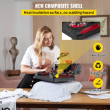 VEVOR Heat Press Machine 8 in 1 Combo 15x15 Inch, 360° Swing Away Digital Tshirt Press Machine, Clamshell Sublimation Heat Press for Printing T-Shirt VEVOR