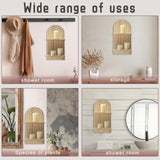 Boho Wooden Rainbow Wall Shelves - 2-Piece Set for Stylish Nursery & Home Decor Tatuo