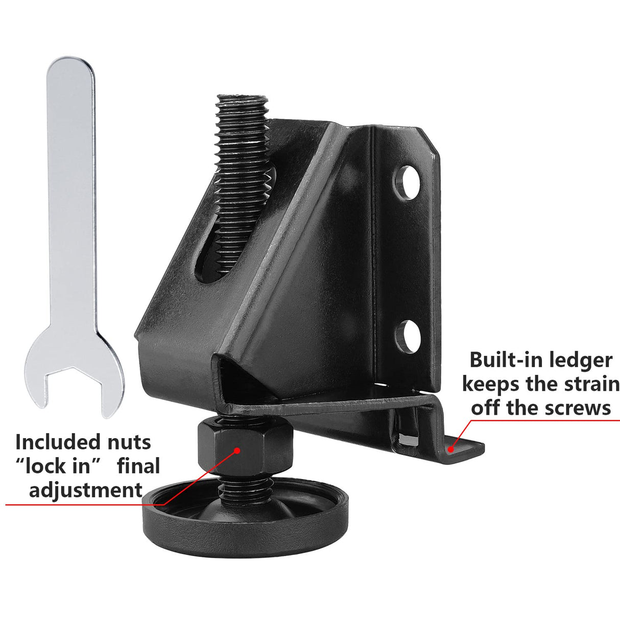 Sanchamy Heavy Duty Leveling Feet Furniture Levelers Adjustable Table Leg Leveler Workbench Leveling Feet for Furniture,Table, Cabinets, Sanchamy