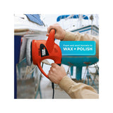 BLACK+DECKER Buffer Polisher, 6 inch Orbital Car Polisher, with Wool or Foam Bonnets (WP900) Black & Decker