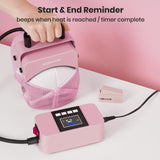 JESIMAIK Hat Press, Heat Press Machine for Caps with 3.15"×5.5" Curved Heating Element & Silicone Platen - No Crease, LCD Digital Temperature & Timer JESIMAIK