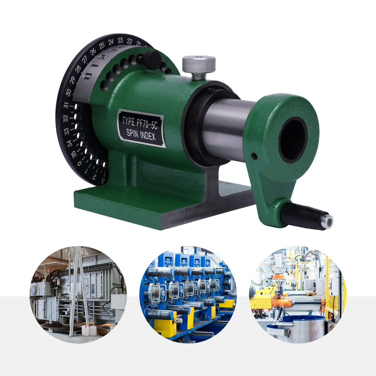 5C Indexing Spin Jigs Fixture Drill Milling Lathe Grinding Indexing Head, Multifunction Worktable Milling Working Table Milling Machine for Grinder SHATUOA