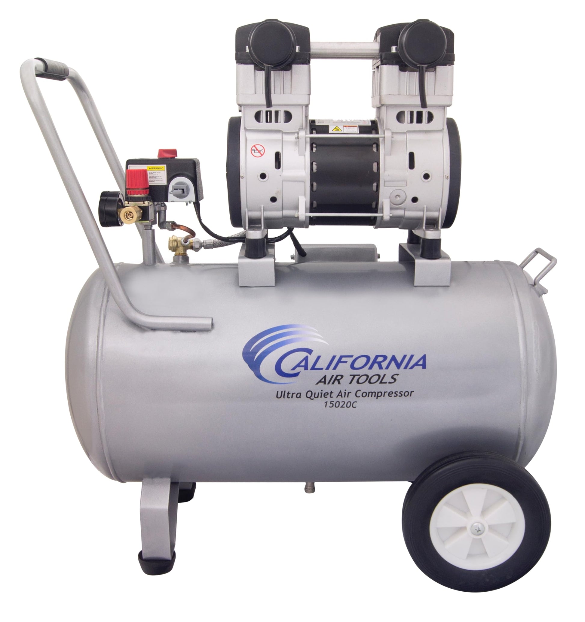 California Air Tools 15020C Ultra Quiet & Oil-Free 2.0 Hp 15.0 gallon Steel Tank Air Compressor - WoodArtSupply