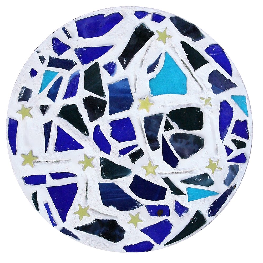 Diamond Tech Create N Learn Mosaic Stepping Stone Kit, Starry Night Diamond Tech
