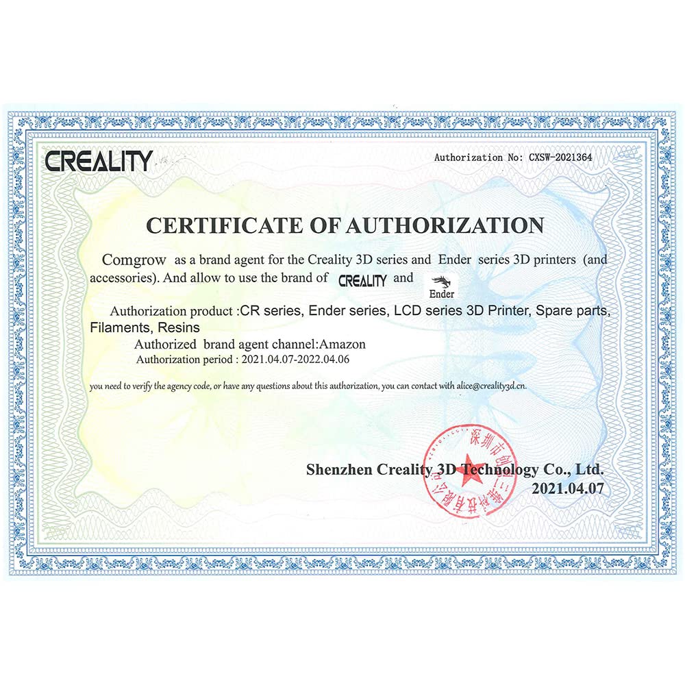 Official Creality Ender 3 3D Printer Fully Open Source with Resume Printing Function DIY 3D Printers Printing Size 8.66x8.66x9.84 inch Comgrow