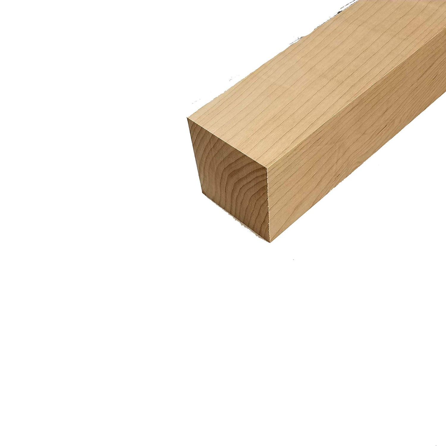 Hard Maple Lumber Turning Blank Square - 2.5" x 2.5" x 24" (1 Pc) Barrington Hardwoods