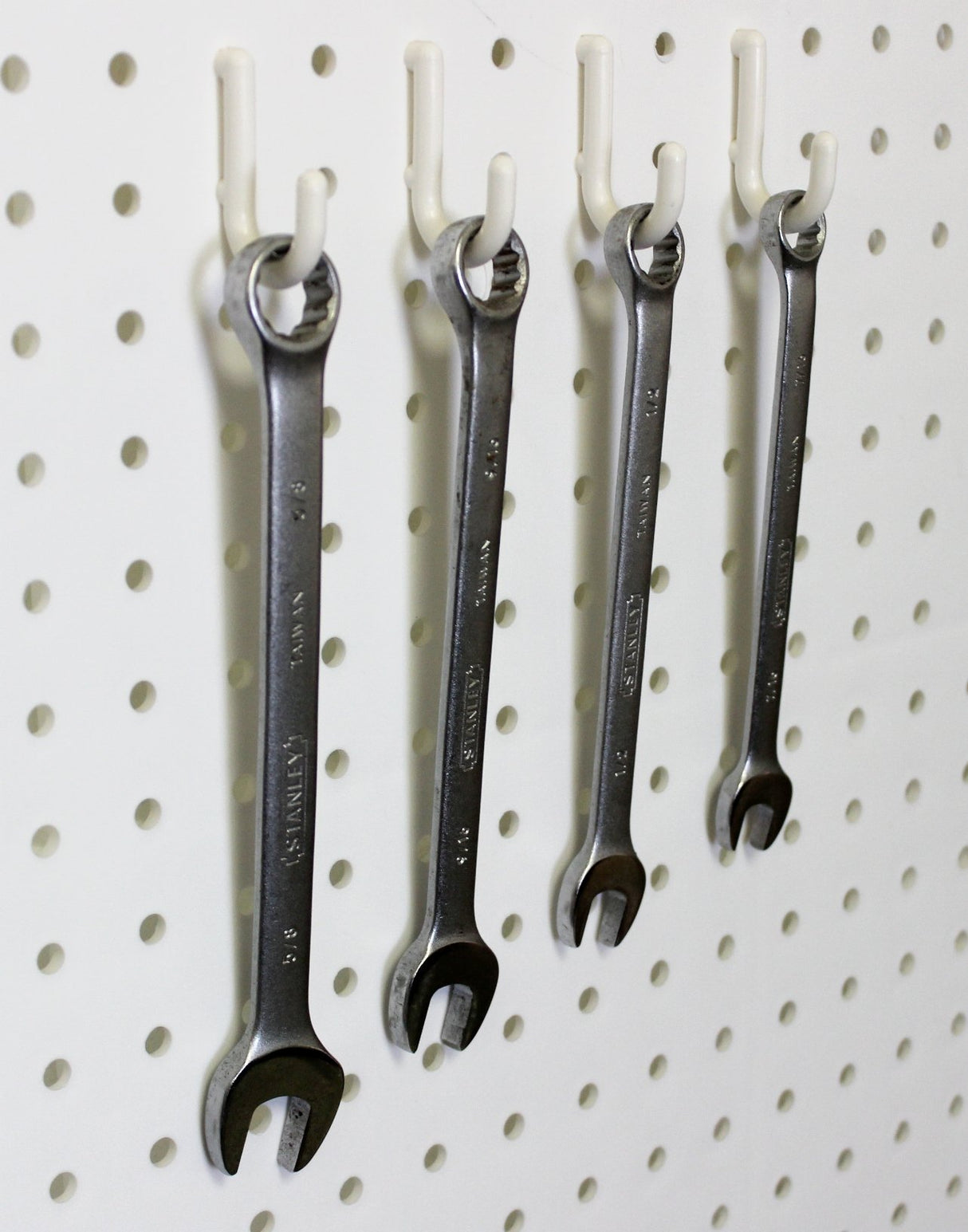 WallPeg Pegboard Tool Organizer with Flex-Lock Peg Hooks PK 24242 W - Organizes Tools - Crafts - Mounted Sixe 48" x 24" - Pegboard Panels - Garage WallPeg
