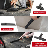 Vacmaster Red Edition VOC508S 1101 Stainless Steel Wet Dry Shop Vacuum 5 Gallon 4 Peak HP 1-1/4 inch Hose Powerful Suction with Blower Function Vacmaster