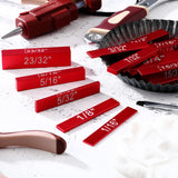 Setup Blocks Height Gauge Set, 15 Pieces Precision Saw Kit Drill Press Table Router Setup Blocks Woodworking Woodpeckers Tool Setup Bars Accessories Frienda