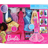 Barbie Be a Fashion Designer Doll Dress Up Kit, 5 Outfits Barbie