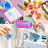 LEOBRO 24 PCS 100ml Resin Measuring Cups with 35PCS Mixing Sticks, Graduated Epoxy Resin Mixing Cups, Small Beaker, Plastic Measuring Cup for Epoxy LEOBRO