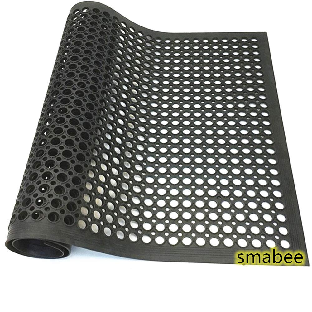 smabee Anti-Fatigue Non-Slip Rubber Floor Mat Heavy Duty Mats 36"x60" for Outdoor Restaurant Kitchen Bar