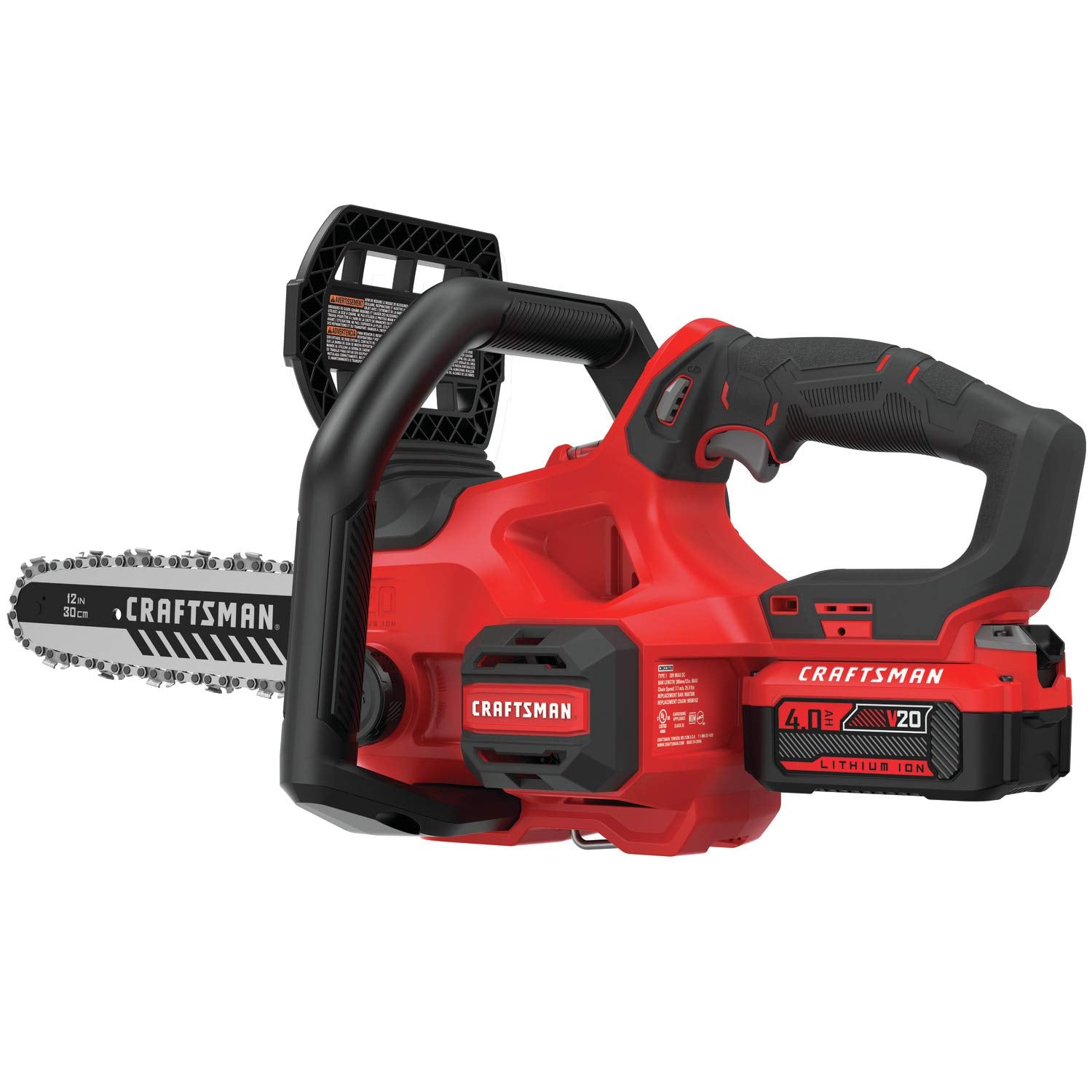 CRAFTSMAN V20* Cordless Chainsaw, 12-Inch (CMCCS620M1) Craftsman