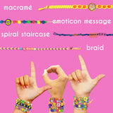 Just My Style Emoticon Message Beads, DIY 20+ Custom Accessories Using Symbols Alphabet Letters & Emojis, Great for Sleepover & Girls Night, Perfect Just My Style