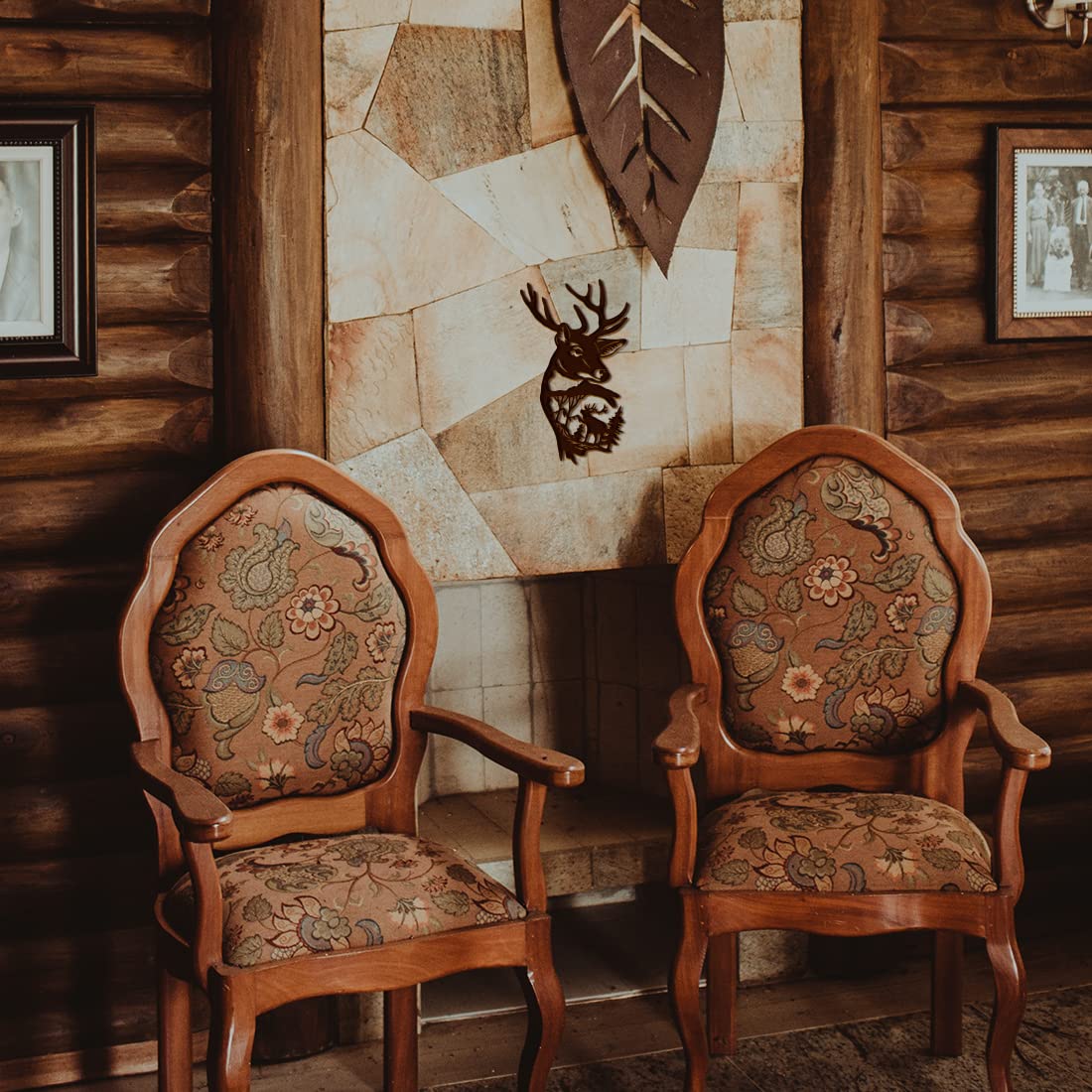 Deer Wall Decor Resin Silicone Mold, Deer Antlers Head Epoxy Casting Mold for Wall Hanging Mount Decor, DIY Door Wall Art Home Party Unique MUFUN