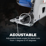 Kreg ACS-SAW Adaptive Cutting System Plunge Saw - Plunge Circular Saw - Cuts Solid Wood & Plywood - Adjustable Track Saw - Carpentry Tools & KREG